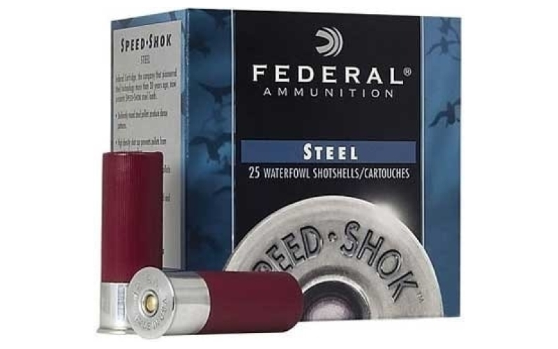 Federal Federal speed shok hv steel 12ga 3'' 1-1/8oz #bb 25/bx